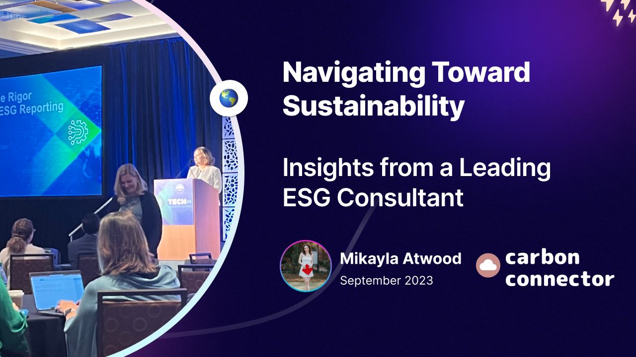 Navigating Toward Sustainability Insights from a Leading  ESG Consultant